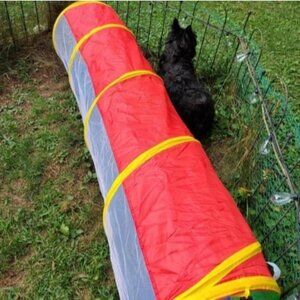 6ft Crawl Through Play Tunnel Toy, Pop up Tunnel for Kids Toddlers Dogs Babies